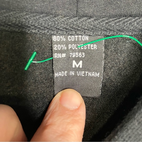 University of Iowa Hawkeyes football hoodie sweatshirt black size medium - Picture 4 of 5